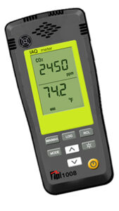 Measure and display carbon dioxide (CO2) and temperature, 1008A, 0 to ...
